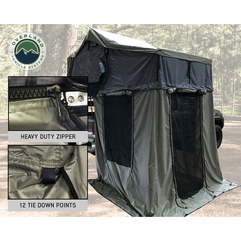 Overland Vehicle Systems Nomadic 3 Extended Rooftop Tent with Annex image number 9