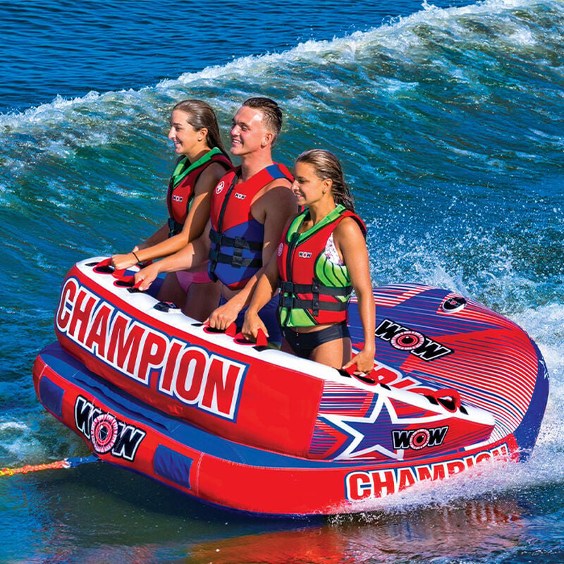 WOW Champion 3-Person Towable Tube image number 2