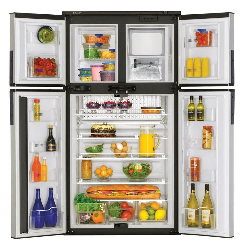 Dometic Elite 2+2 Refrigerator RM1350MIMBS - Black Stainless Steel Doors image number 1