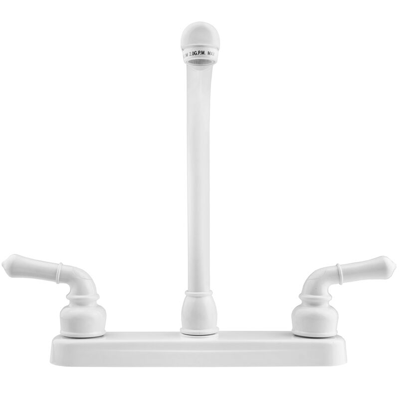  Dura Faucet Classical Hi-Rise RV Kitchen Faucet, White image number 2