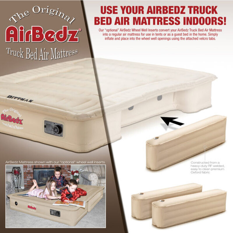 Pittman Outdoors AirBedz Full Size Truck Bed Air Mattress with Built-In Air Pump, Tan image number 4