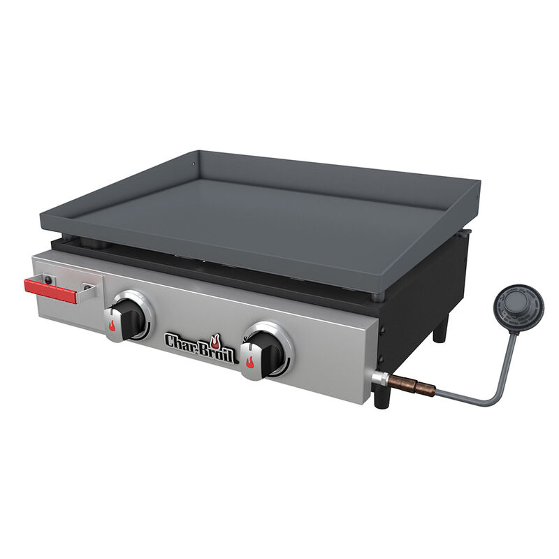 Charbroil 22" 2-Burner Tabletop Gas Griddle with Cover and Adapter image number 5