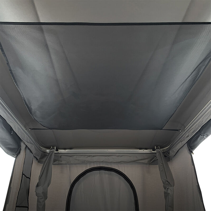Trustmade Hard Shell Rooftop Tent, White Shell / Light Gray Tent image number 5