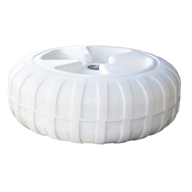 Dock Edge 24" x 8" Hard-Shell Foamed Mooring Buoy, White