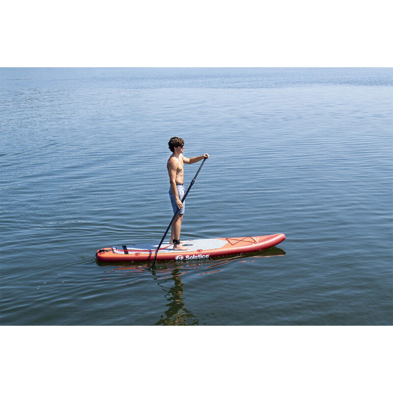 Solstice 10' Touring Inflatable Paddle Board (iSUP) Kit - Red image number 4