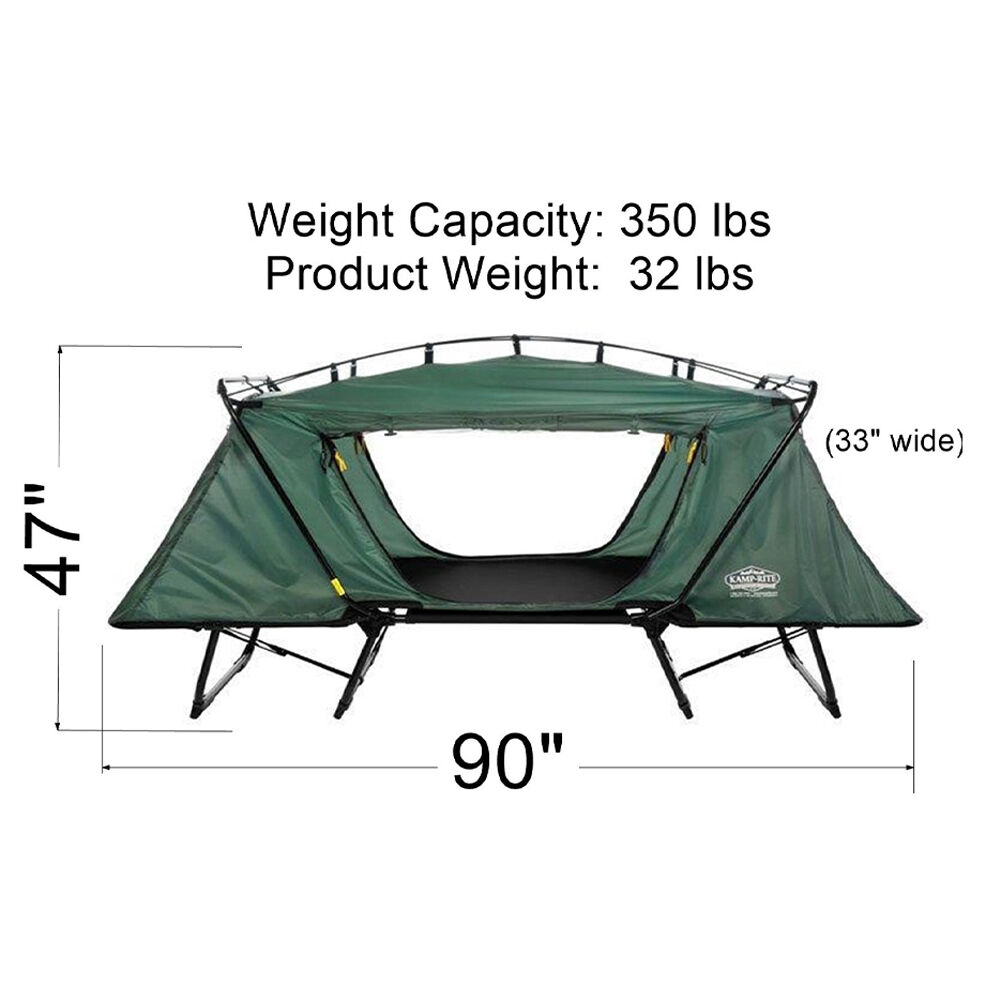 Kamp-Rite Oversized Tent Cot with Rainfly