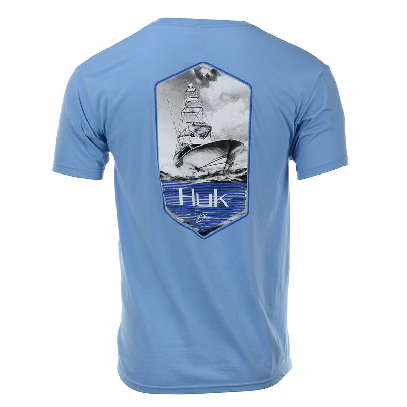 HUK Men’s Sporty Shield Short-Sleeve Tee image number 2