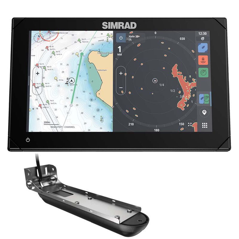 Simrad NSX 3009 9" Combo Chartplotter Fishfinder w/Active Imaging 3-in-1 Transducer image number 1