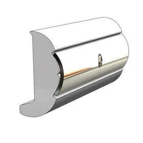 TACO Marine Rigid Vinyl Rub Rail, 2" x 1", Frosty White