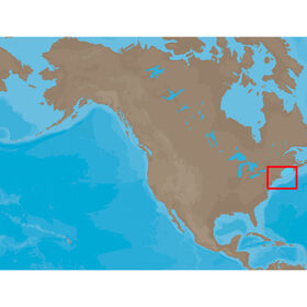 C-MAP NT+ NA-C313, Muscongus Bay-Cape May: Bathymetric