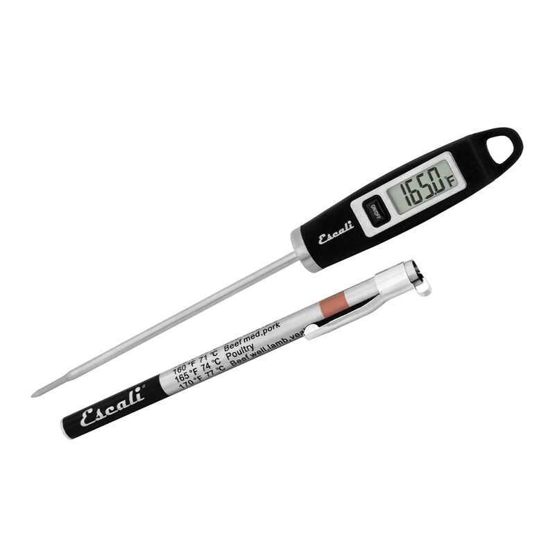 Escali Gourmet Digital Thermometer, Black image number 1