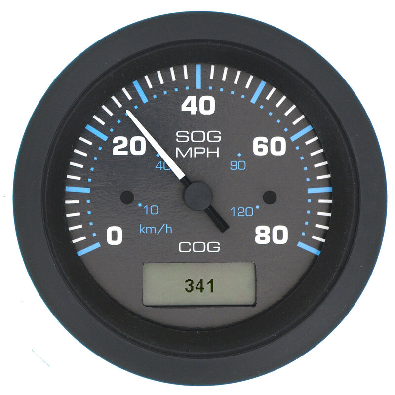 Sierra Eclipse GPS Speedometer With LCD Heading Display, 80 MPH image number 1