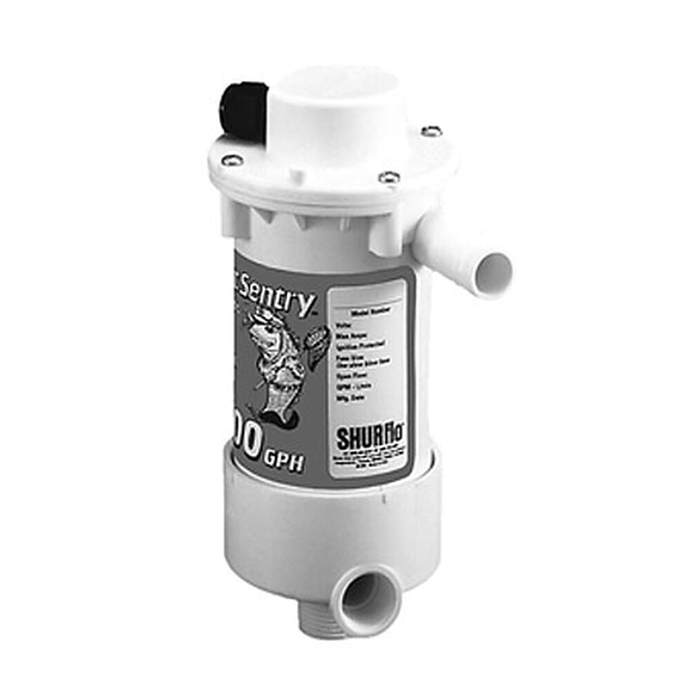 Livewell Pump Kit Shurflo Piranha 1100 GPH Ballast Pump 12V DC