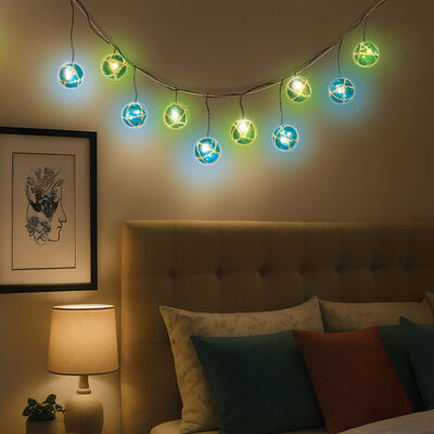 Colorways 10' Green and Blue Nautical LED String Light