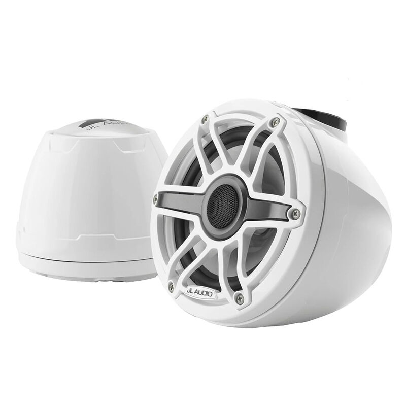 JL Audio M6 VeX Series 6.5" Enclosed Coaxial Speakers w/ White Sports Grilles