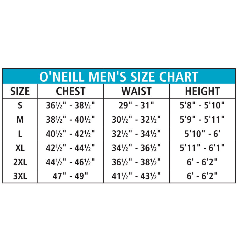 O'Neill Men's Hammer Short-Sleeve Spring Wetsuit image number 3