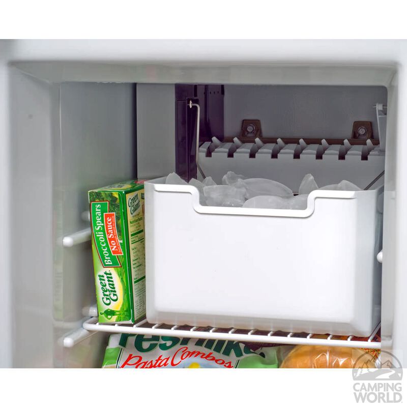 Norcold Refrigerator with Ice Maker and Stainless Steel Wraparound Doors,12CF image number 2