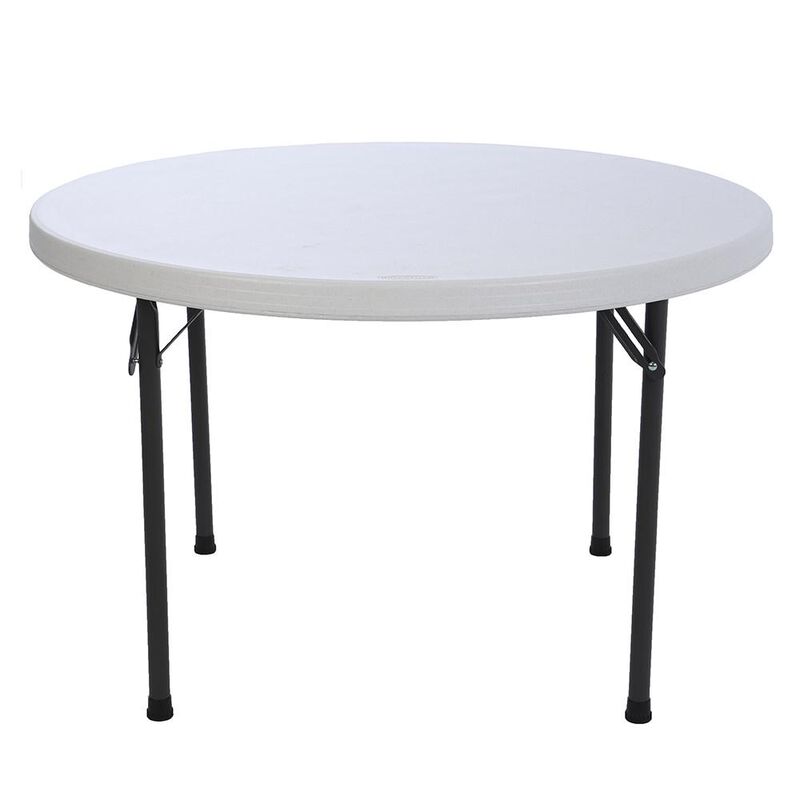Round Commercial Folding Table, 46" image number 2
