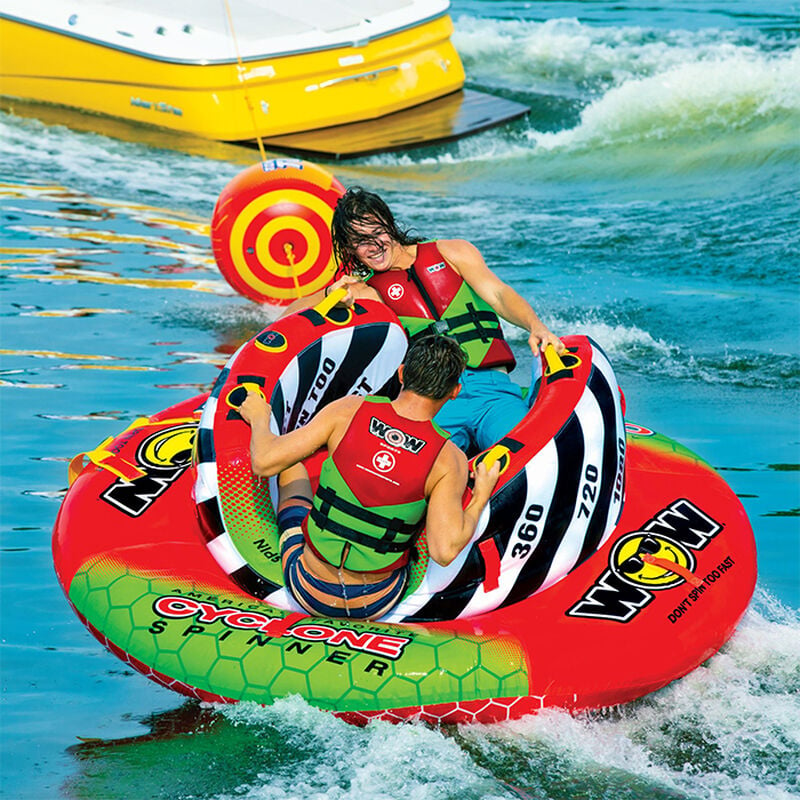 WOW Cyclone Spinner 2-Person Towable Tube image number 1