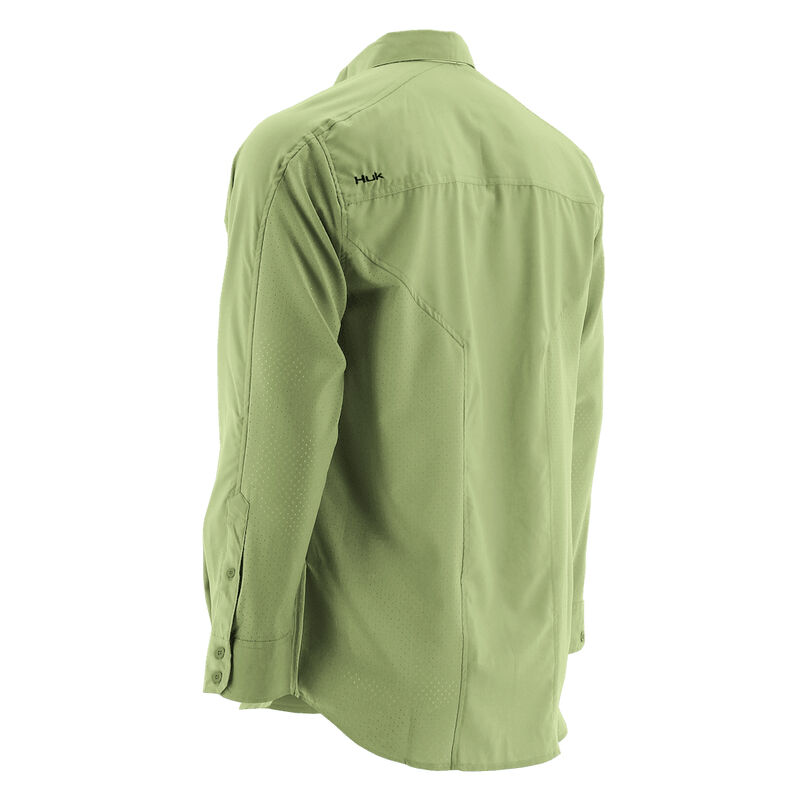 Huk Men's Next Level Long-Sleeve Woven Shirt image number 5