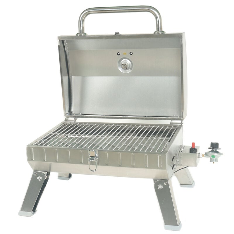 Venture Forward Stainless Steel Portable Propane Gas Grill w/ 20lb Conversion Hose image number 6