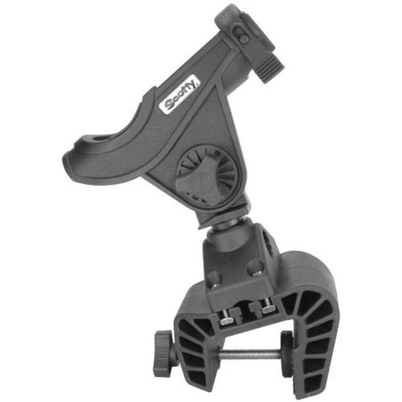 Scotty Baitcaster / Spinning Rod Holder with Portable Clamp Mount image number 1