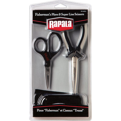 Rapala Pliers & Super Line Scissors Combo