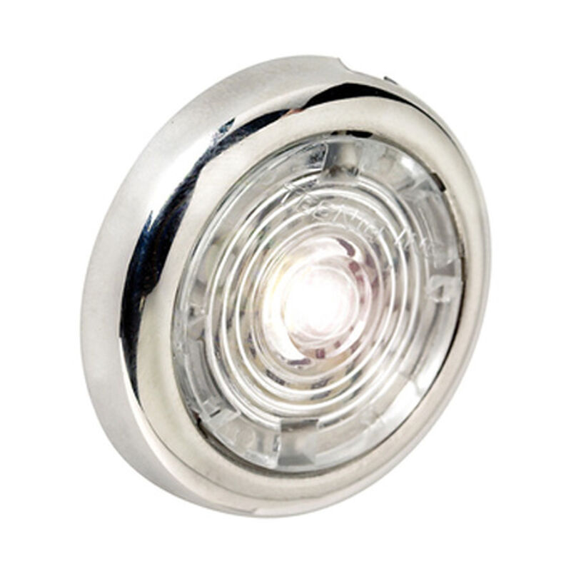 Attwood 1-1/2" White LED Round Exterior/Interior Lights image number 1