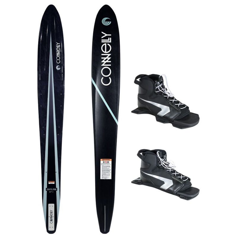 Connelly Outlaw Slalom Water Ski with Double Shadow Bindings