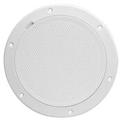 Pry-Out 8" White Deck Plate With Diamond Center