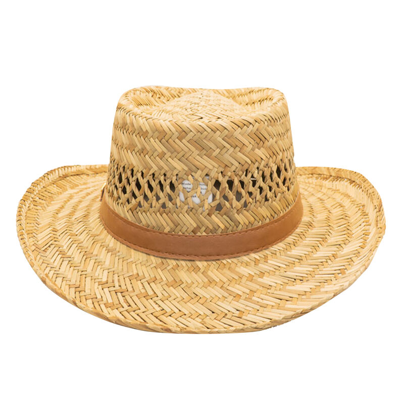 Dorfman-Pacific Men's Rush Gambler Straw Hat image number 2