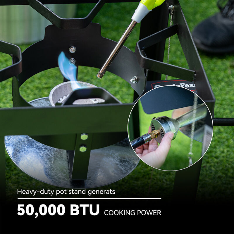 Creole Feast Turkey and Fish Fryer Boiler Steamer Set image number 12