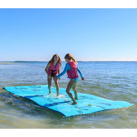 Overton's Splash Island, 9' x 6' x 1-3/8", Blue/Seafoam