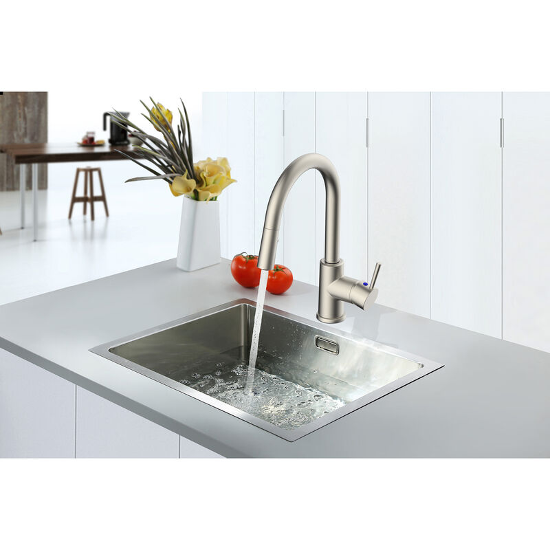 Empire RV Metal Single-Lever Kitchen Faucet with Pull-Down Sprayer image number 2