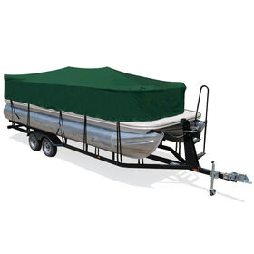 Trailerite Hot Shot Cover for Trailerite Pontoon Playpen Boat Cover, Hunter Green (22'1" - 23'0" Cl X 102" B)