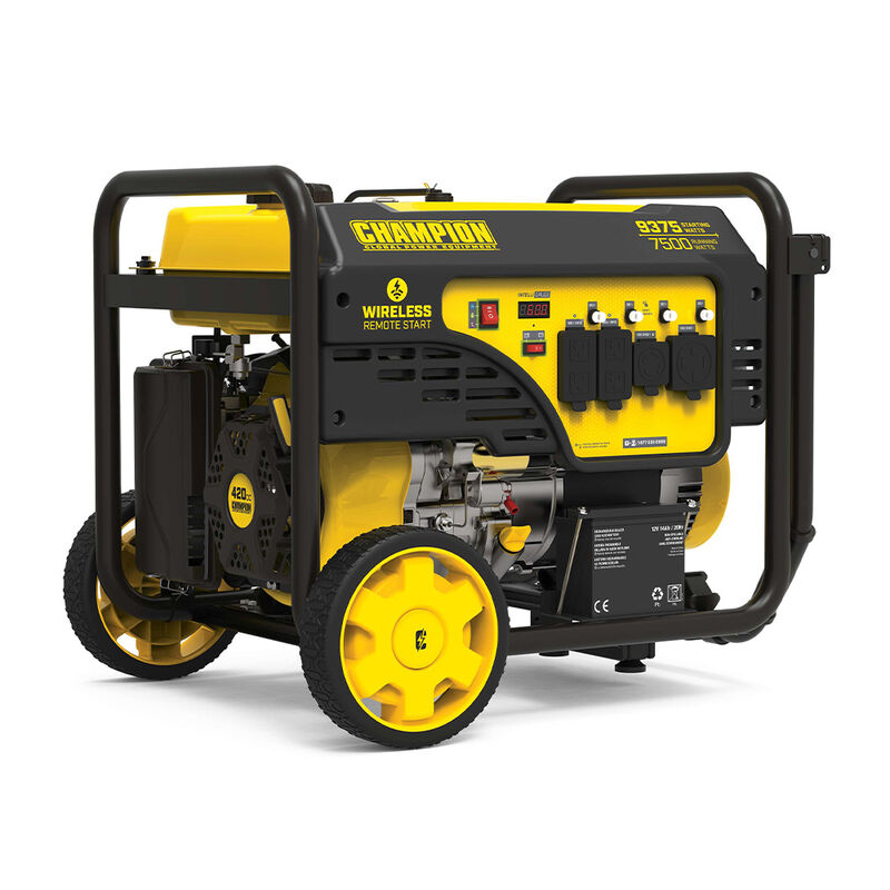 Champion 7500-Watt Portable Generator with Wireless Remote image number 13