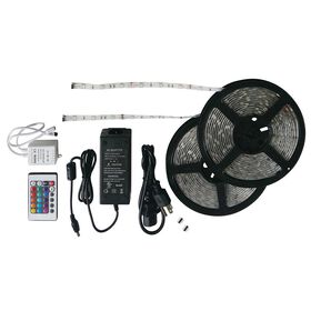 Multicolor LED Light Strip Kit, 33'