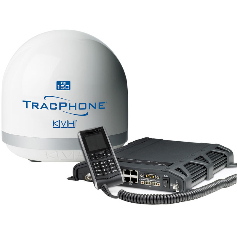 KVH TRACPHONE FB150 COMPACT W 32FT CABLE image number 1