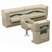 Toonmate Premium Pontoon Furniture Package, Complete Classic Rear Seat Group