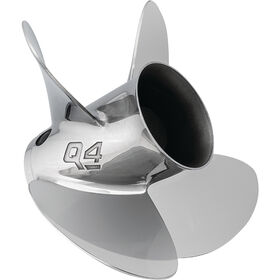 Quicksilver Silverado Q4 4-Blade Modular Prop / SS, 14.6 dia x 23 pitch, LH