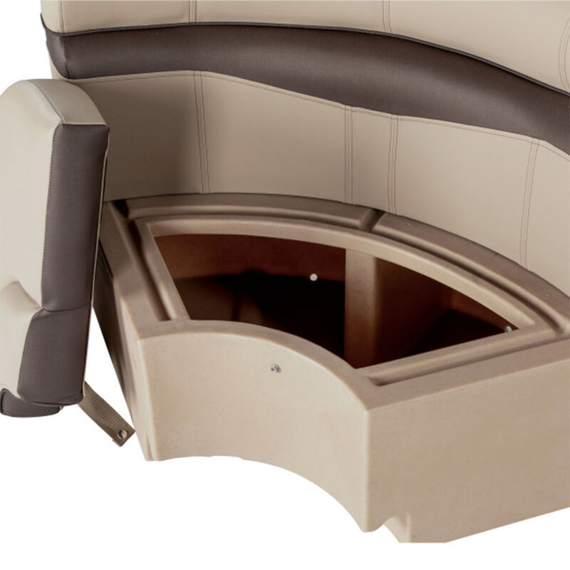 Lippert Rockport Series 32" Square Pontoon Corner Seat image number 5