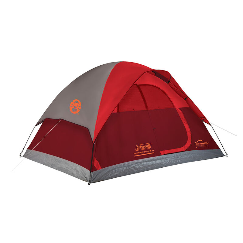 Coleman 4-Person Flatwoods II Lightweight Dome Camping Tent image number 3