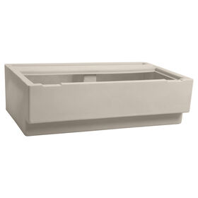 Toonmate Pontoon 36" Wide Bench Seat Base - Platinum