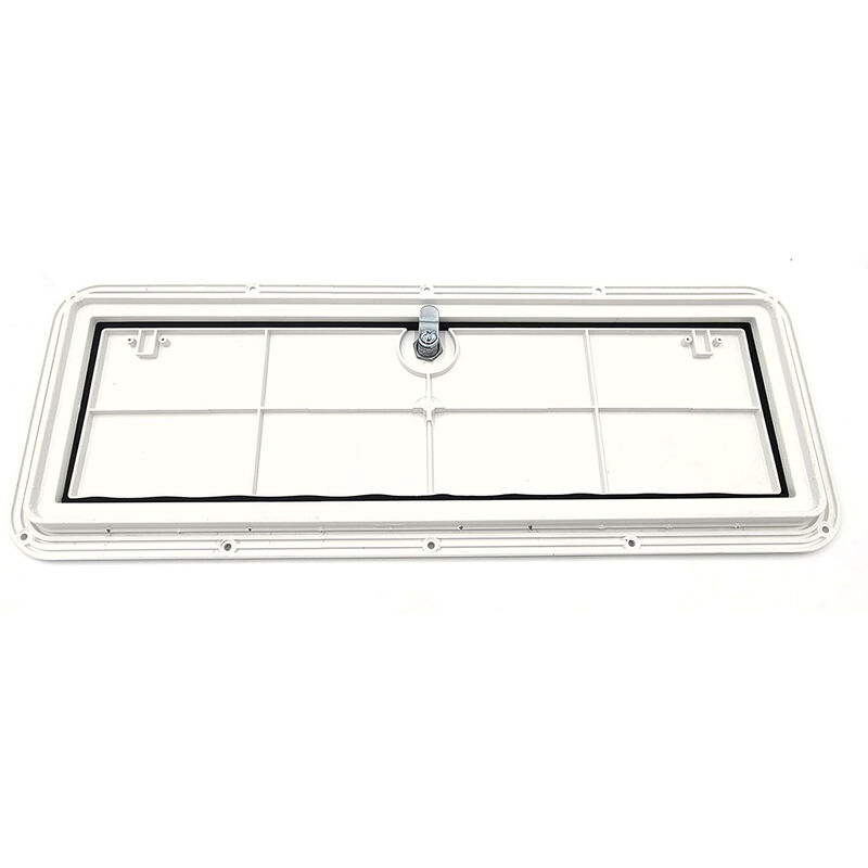 DPI Marine 9 in x 24 in Vertical Series Hatch in Polar White image number 4