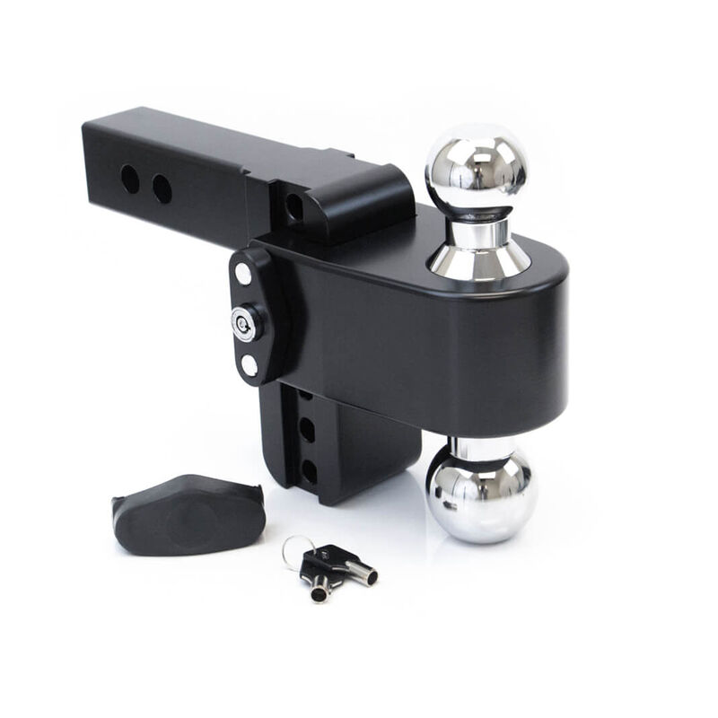 Weigh Safe 180° Drop Hitch w/Keyed Alike Key Lock and Hitch Pin, Black Cerakote Finish and Chrome-Plated Steel Balls image number 10