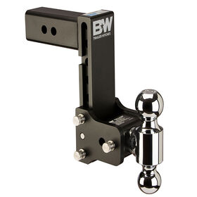 B&W Hitches Tow & Stow Class V Trailer Hitch Ball Mount, 14,500 GTW, 1450 Tongue Weight