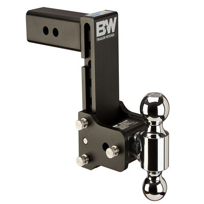 B&W Hitches Tow & Stow Class V Trailer Hitch Ball Mount, 14,500 GTW, 1450 Tongue Weight
