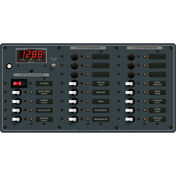 Blue Sea Systems Panel, DC Main + 20 Positions w/Digital Multi-Function Meter