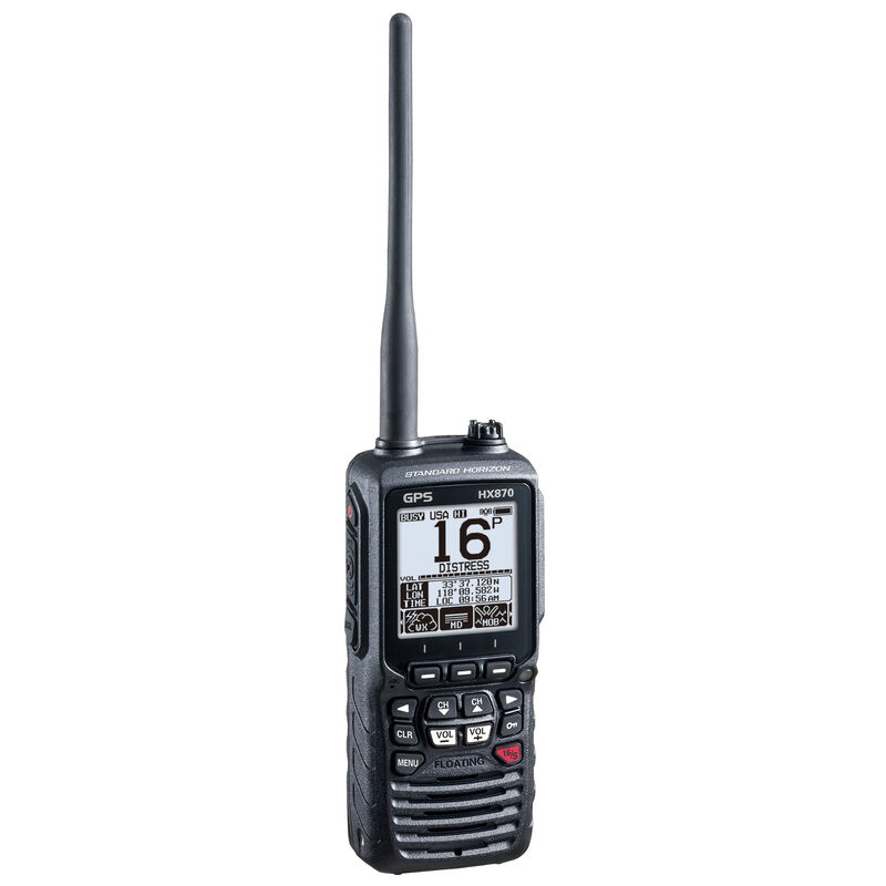 Standard Horizon HX870 Floating Handheld VHF Radio with GPS Receiver image number 2
