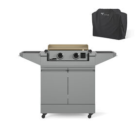 TYTUS Emberwood Gas Griddle with Grill/Prep Cart and Cover